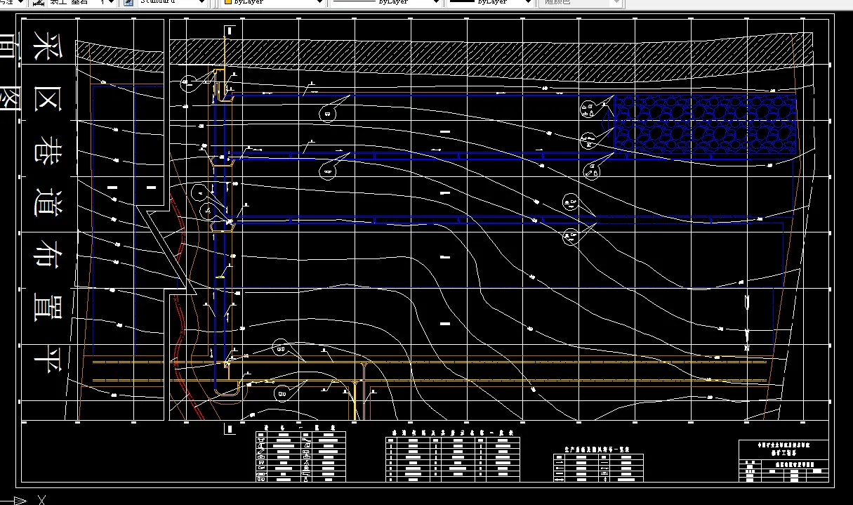 巷道布置平面图