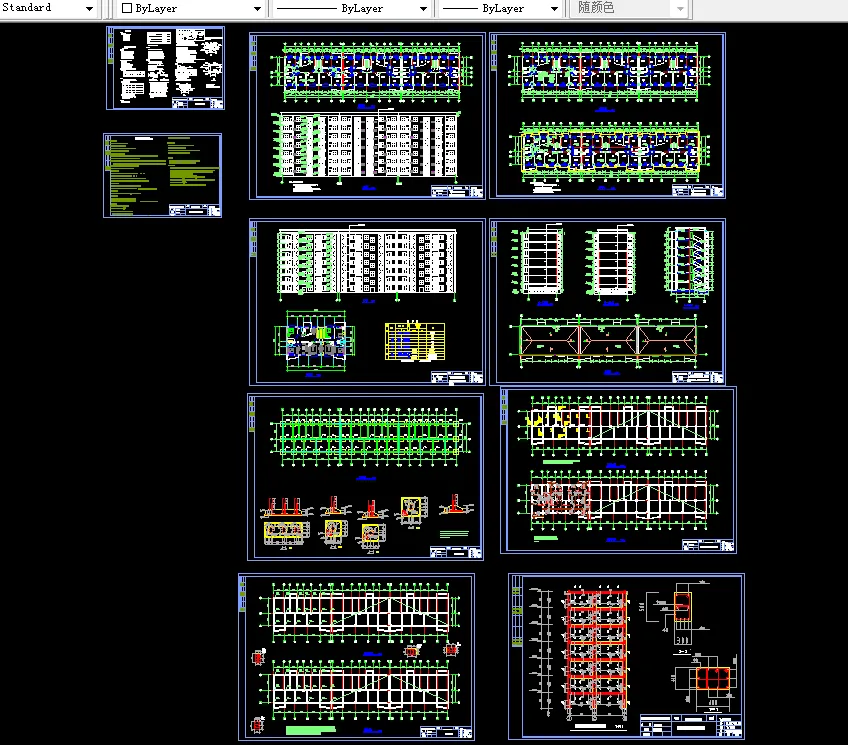 T200-某小区七层单元住宅楼设计4300平米