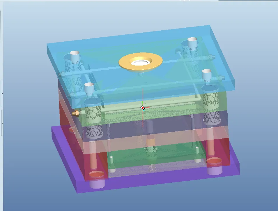 T286-电吹风外壳模具设计[含Proe三维图]