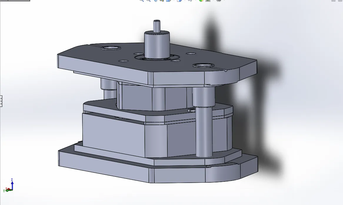 T302-非旋转体对称冲压件成型复合模具设计及三维造型[含SW三维图]