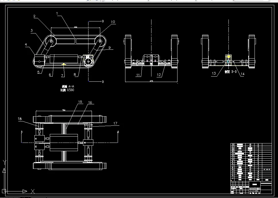 T320-四连杆履带式搜救机器人设计