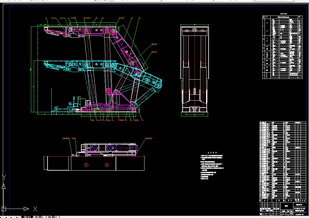 T365-ZZ100003050支撑掩护式液压支架设计