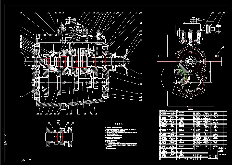 T614-CA5-38汽车变速器的设计