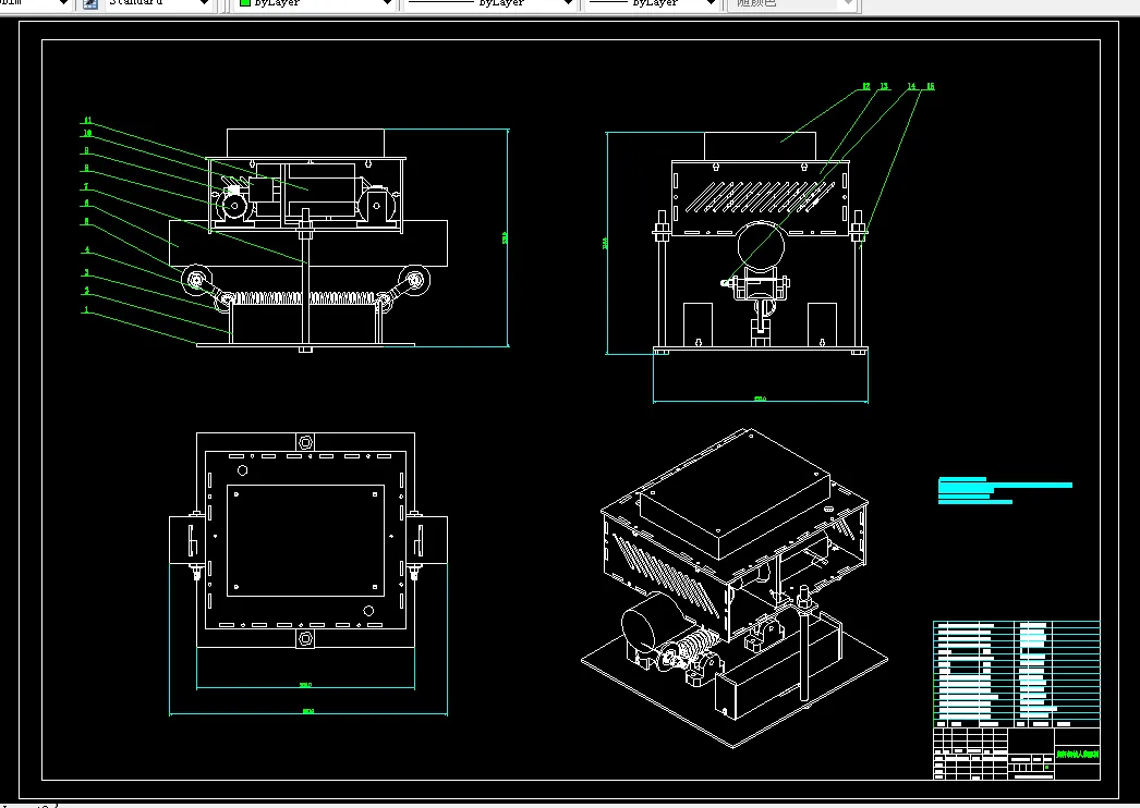 N235-爬杆机器人机械机构设计