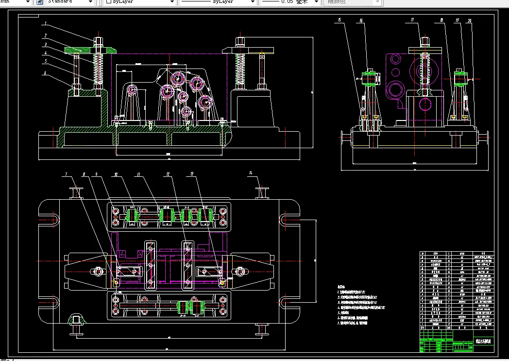 镗孔夹具装配图