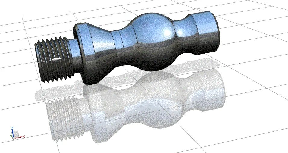 Z1717-球面轴零件的数控编程及加工工艺UG三维[长85]