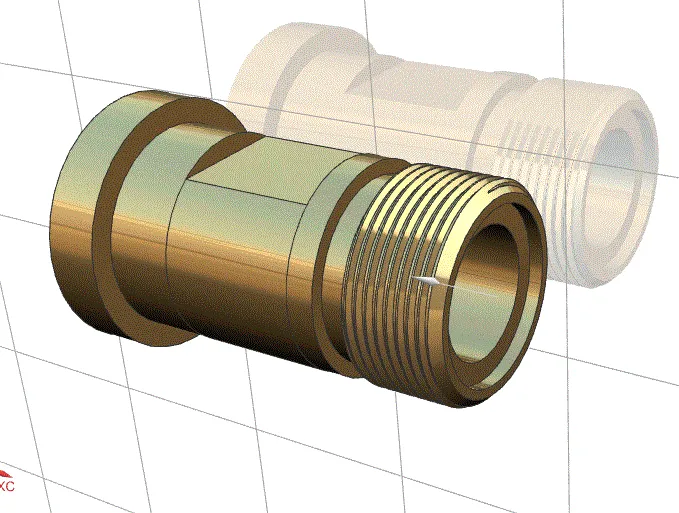 SC345-注浆设备快接插头的数控加工工艺及编程UG三维