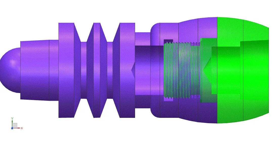 SC351-数控车床椭圆宏程序数控加工及夹具设计UG三维