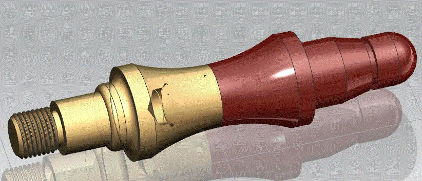 SC359-螺纹及圆弧配合件的工艺设计与实体仿真UG三维【2件套】长185