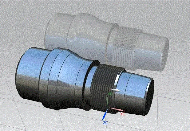SC380-轴零件数控车加工编程设计UG三维-长100