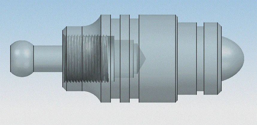 SC403-椭圆轴类配合零件数控车削工艺分析与加工[两件套]UG三维