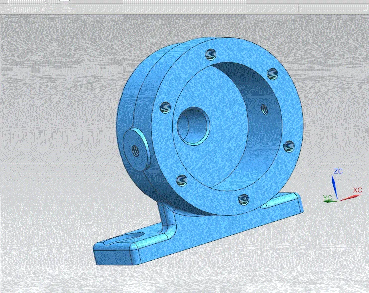 SC445-泵体零件的UG造型和数控加工编程[三维UG]