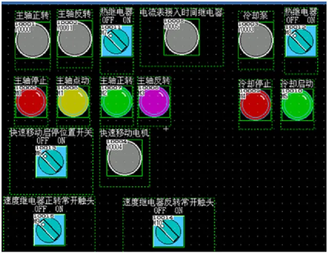 DY733-普通车床PLC控制改造 C650车床触摸屏设计