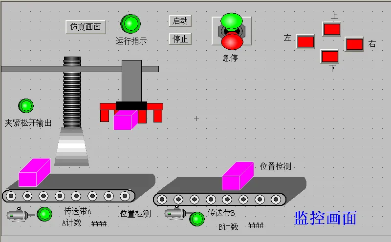 DY1141-S7-200 PLC和MCGS组态自动化搬运机械手的监控系统设计