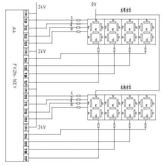 DY458-基于三菱PLC的水塔水位自动控制系统设计