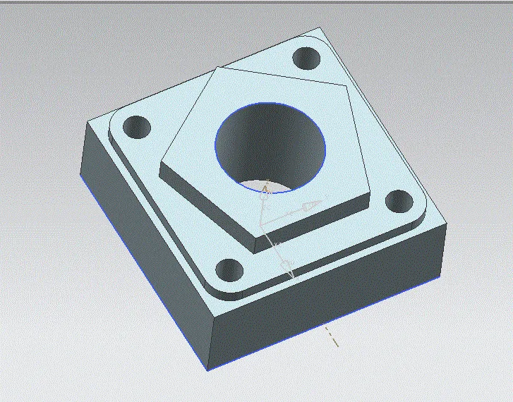SC495-凸台板零件工艺编制及加工仿真设计【三维UG】