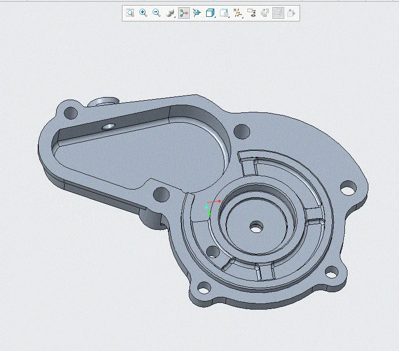 SC517-传动箱侧盖机械加工及其数控加工编程[三维PROE]