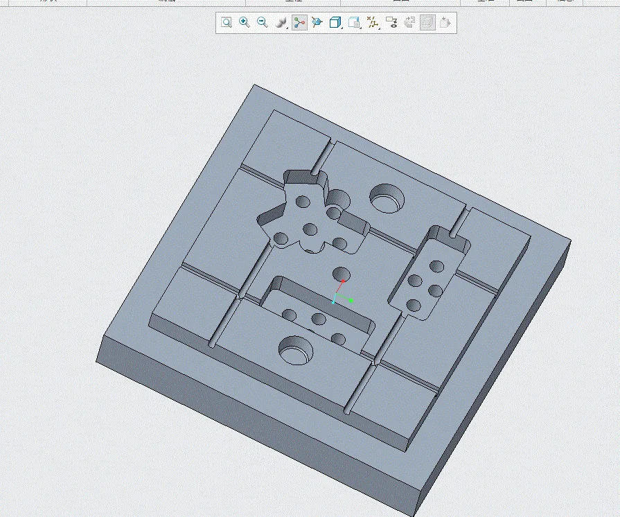 SC520-典型型腔类零件三维造型及数控铣加工[三维ProE][工序卡]【插座面板】