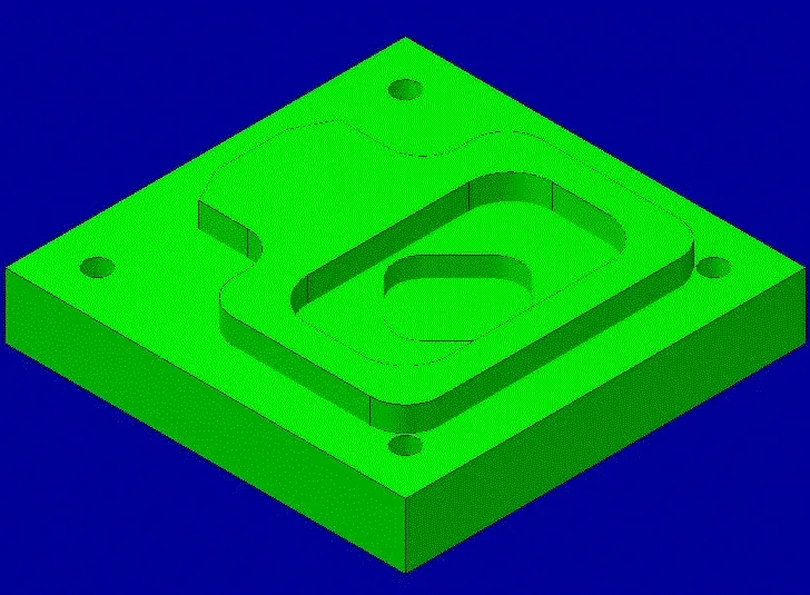 SC534-凸台零件的加工工艺分析及数控编程CAM