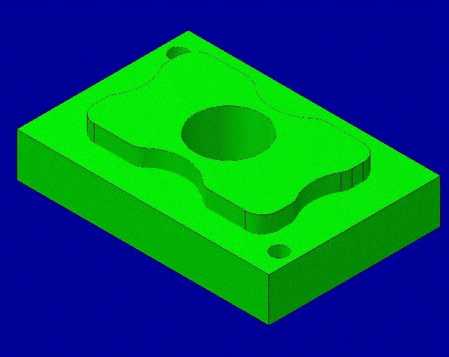 SC543-凸模板的加工工艺分析及数控编程CAM