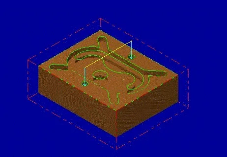 SC560-凹槽零件的铣削加工工艺及数控编程UG三维
