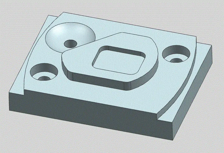 SC212-底座零件的数控加工工艺及编程UG三维