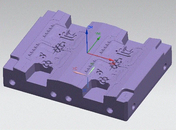 SC234-模具成型零件的数控编程及加工仿真--机壳凹模UG三维