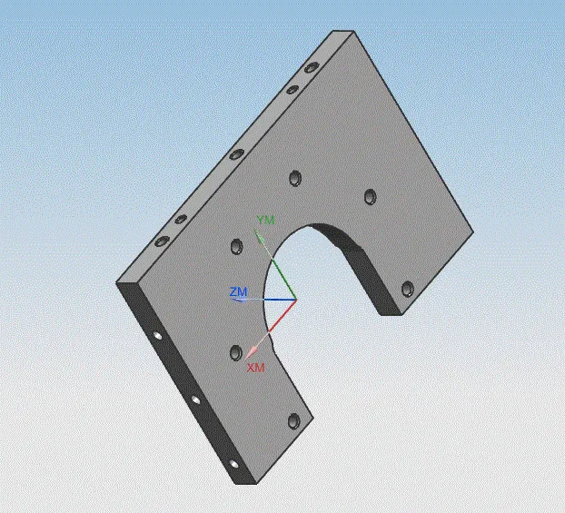 SC242-连接板的加工工艺设计及数控编程UG三维