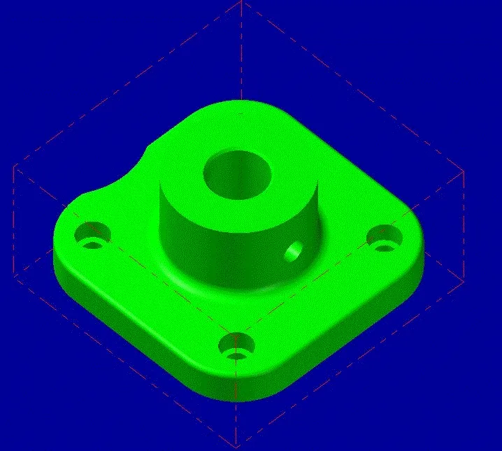 SC257-端盖零件的三维造型及数控加工CAM