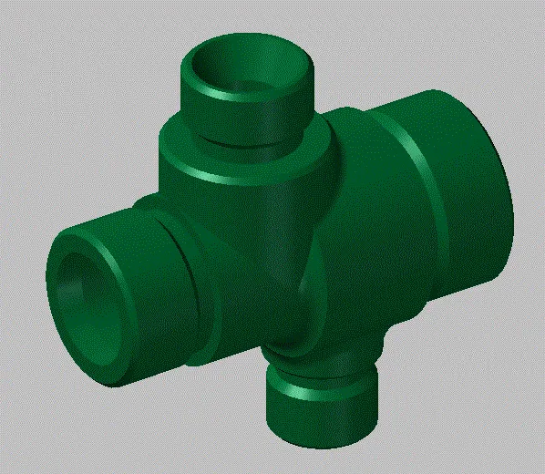 SC265-基于Mastercam四通件的数控加工工艺与编程