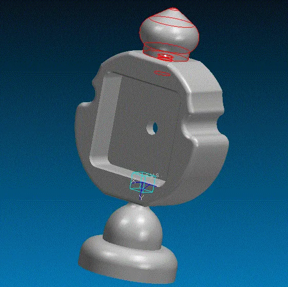 SC266-闹钟的三维模型设计及数控加工编程-工艺品[3件套]CAXA