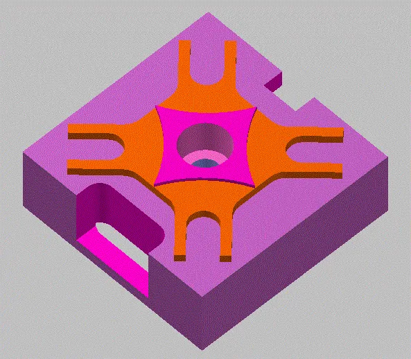 SC283-四面铣削件的数控加工工艺及编程CAM