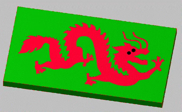 SC294-龙图的数控铣床雕刻及仿真加工CAM