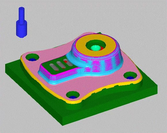SC306-某凸模的数控加工工艺分析及编程CAM
