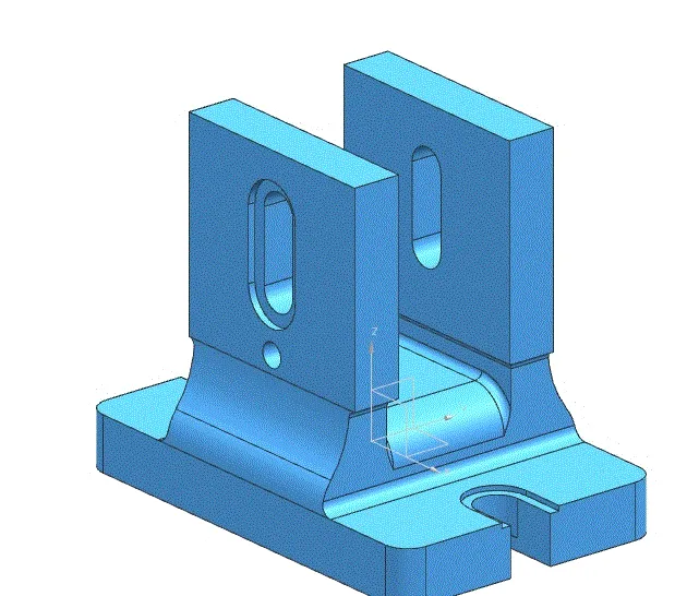 Z678-底座零件工艺设计及数控编程UG三维