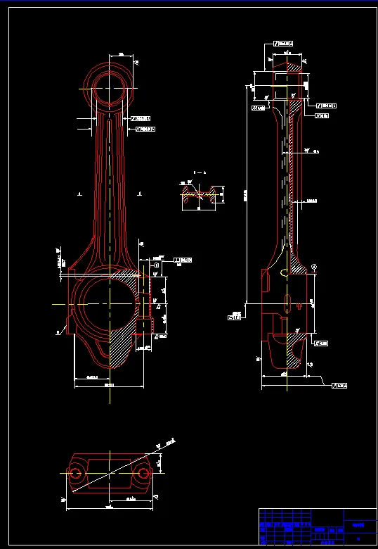 K1714-发动机连杆切削加工夹具设计-大头孔粗加工[重点夹具]含Proe三维图【孔距330】
