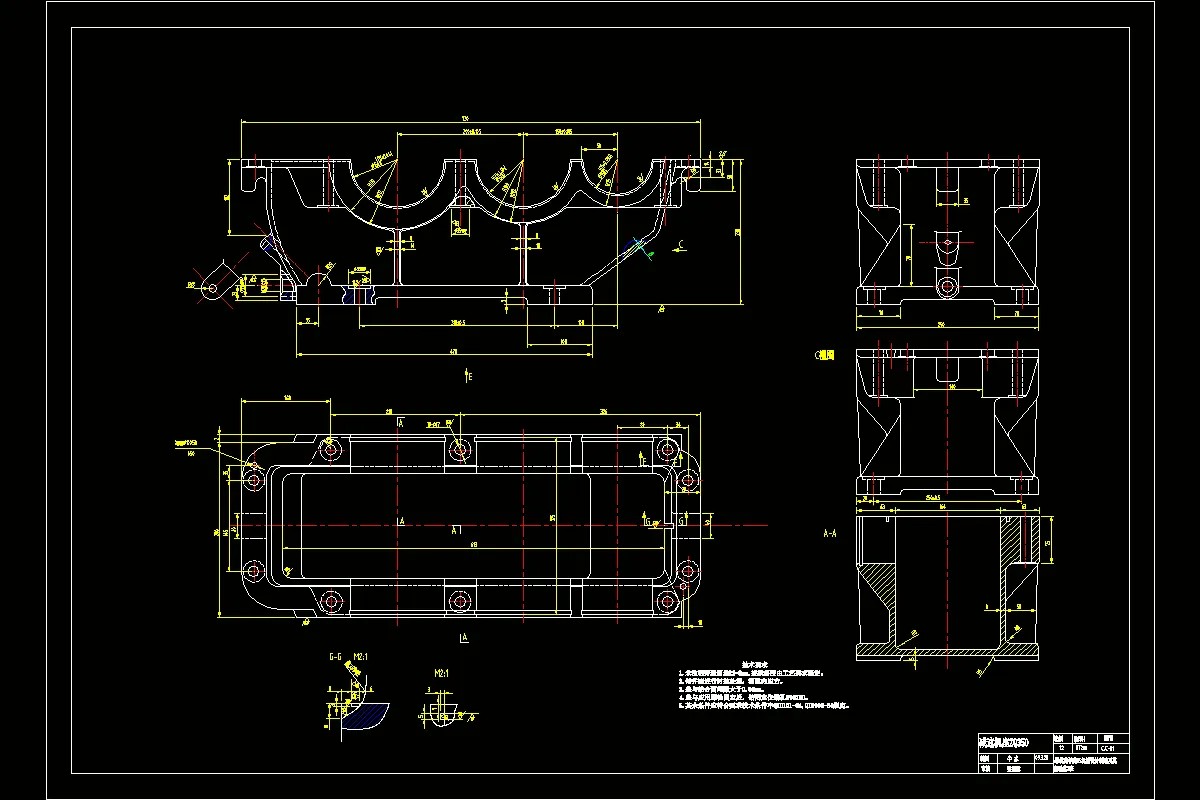 K1916-ZQ350减速器箱体加工工艺及夹具设计[镗+铣2套夹具]