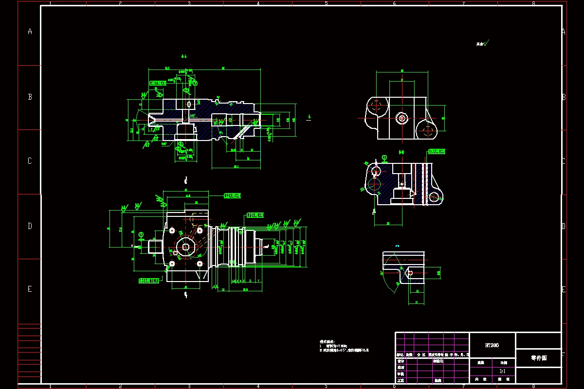 K1121-阀体零件工艺规则及车夹具设计[3A0图纸量]