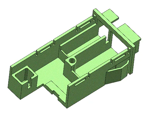 JJ1183-开瑞大灯开关后盖注塑模具设计[含UG三维图及模流分析]