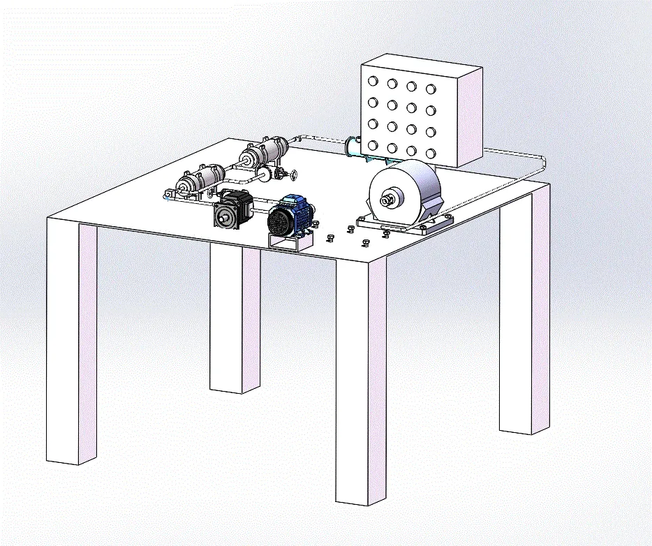 JJ1277-多过滤循环回路齿轮传动润滑系统模拟试验台设计[含SW三维图]