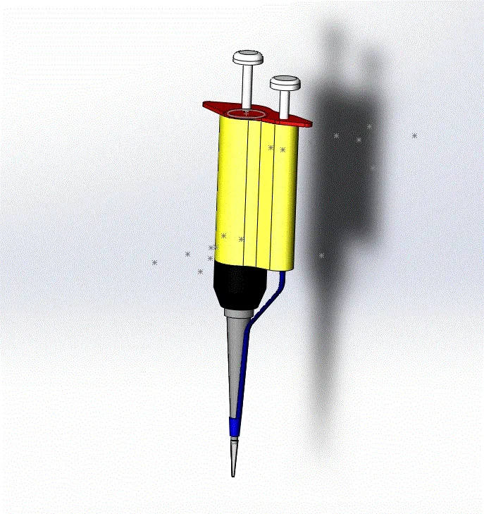 N567-对微量移液器的造型设计[含SW三维图]