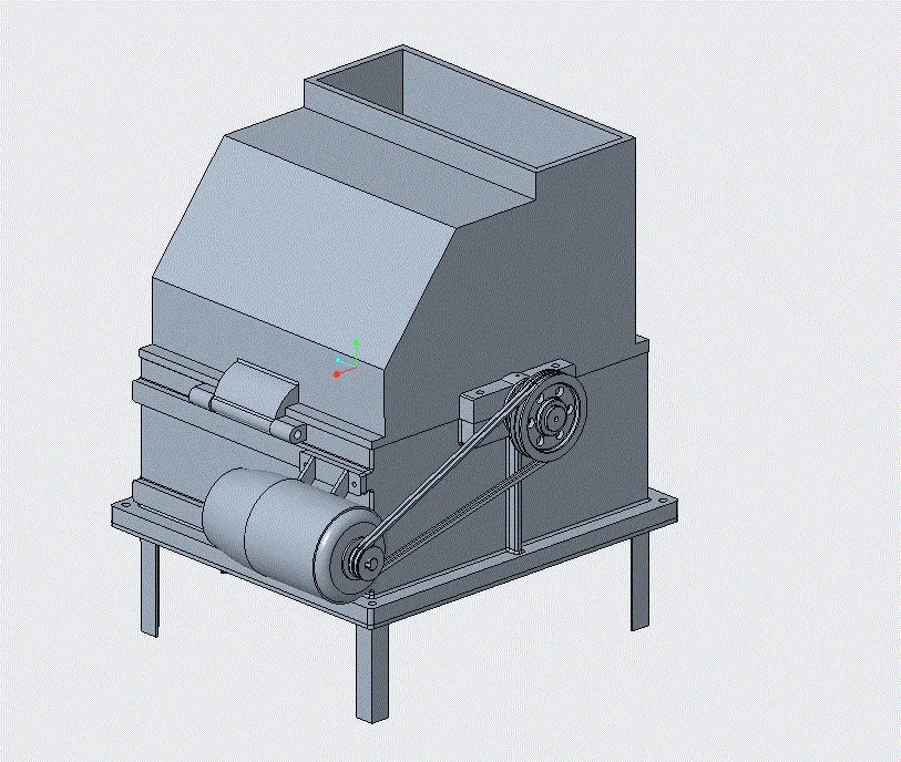 JJ1375-PC-φ1000X1000锤式破碎机结构设计[含Proe三维图]