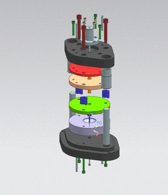 冲孔翻边爆炸图