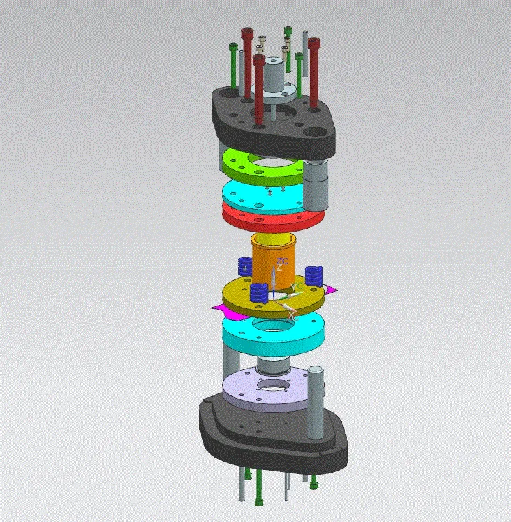 落料拉伸爆炸图