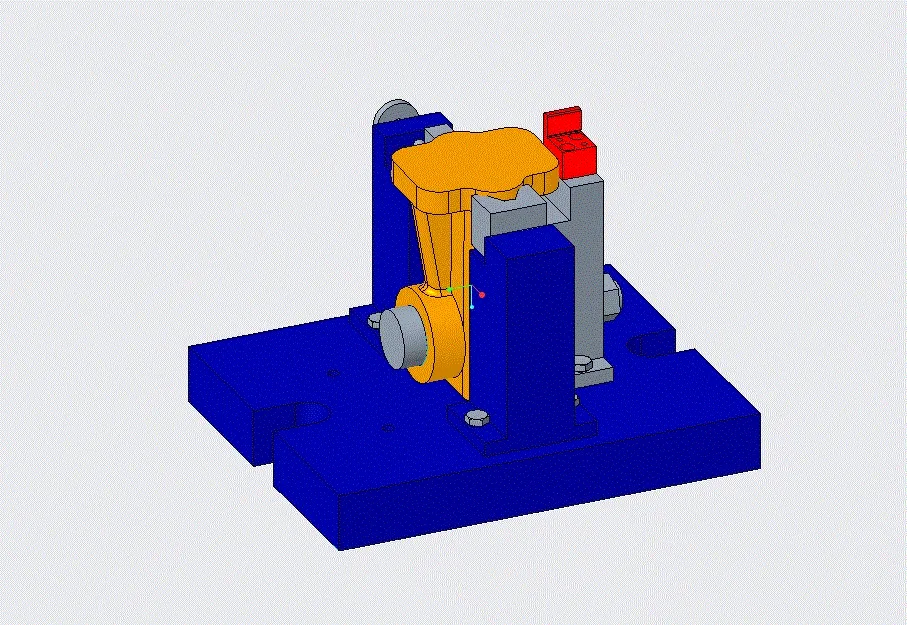 K1652-气门摇杆轴支座加工工艺及铣底面夹具设计[含Proe三维图]