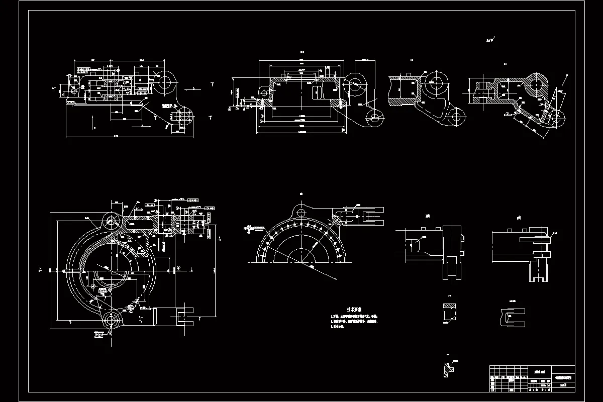 铸造型回转耳架