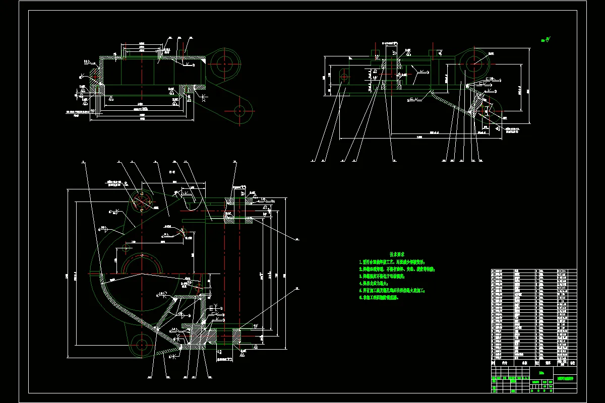 JJ1536-焊接型回转耳架在煤体截割过程中的强度校核