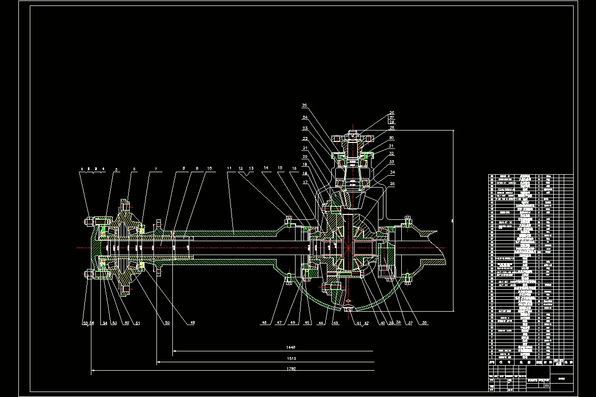 JJ1554-哈佛H6轿车非断开式驱动桥设计