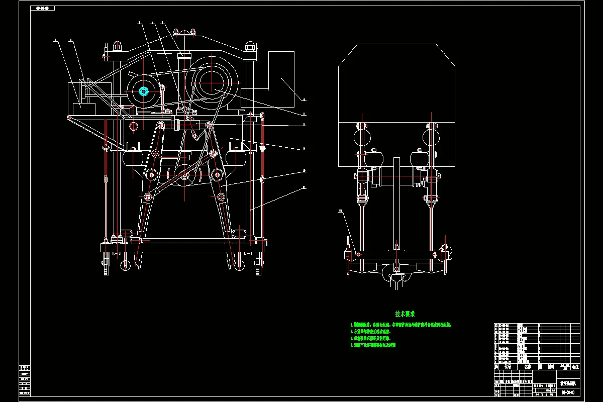 JJ1588-铁路专用液压捣固机设计