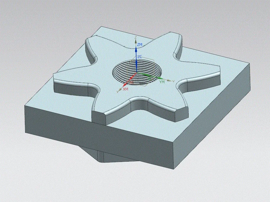 JJ1612-星形底座的数控铣加工工艺及编程仿真[含UG三维图]